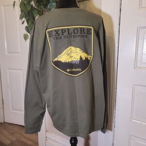 Columbia Green Long Sleeve Shirt